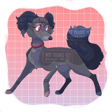 Saluki Adopt Canine Fursona Feral Furry Adoptables Etsy