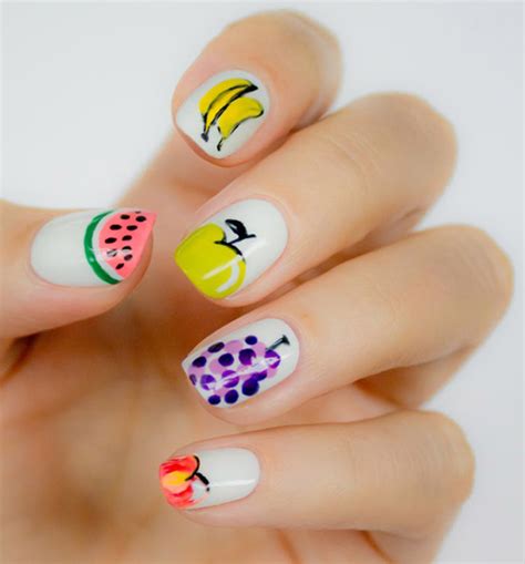 Cute And Easy Fruit Nail Art Designs Styles At Life