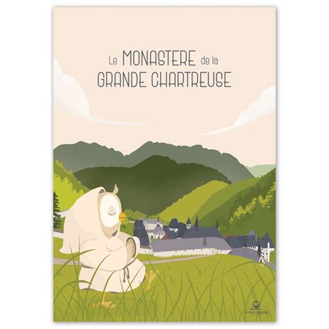 Affiche Enfant Montagne Le Monast Re De La Grande Chartreuse X