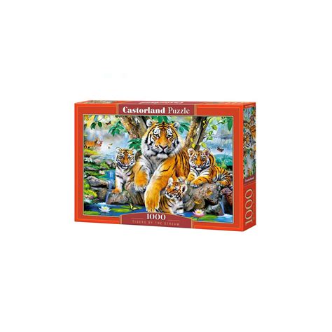 Castorland Dere Kenar Nda Kaplan Ailesi Par A Puzzle Castorland