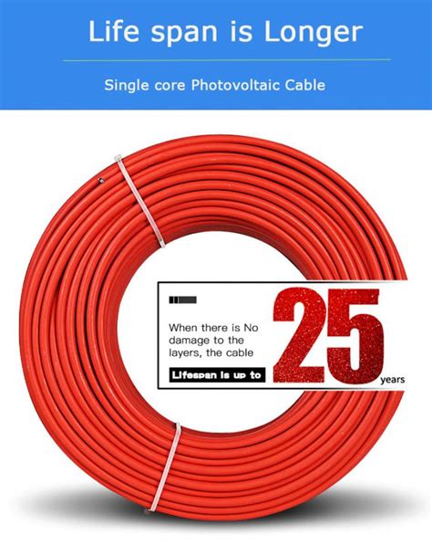 Single Core Dc Solar Cable 4mm2