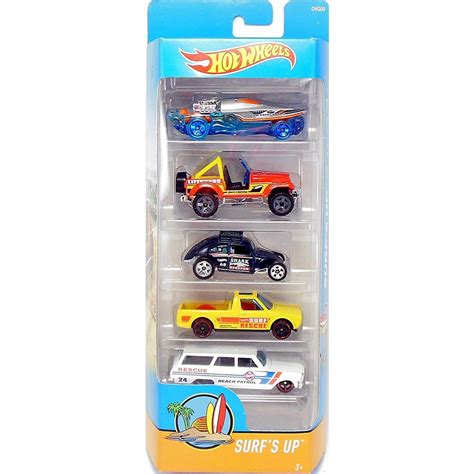 Carrinho Hot Wheels Set Carros Surfs Up Dvg Mattel