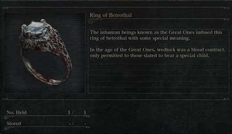 Zullie On Twitter So Bloodborne Had A Ring You Could Propose With But