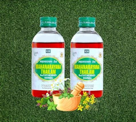 Liquid Mahanarayana Thailam Massage Oil Packaging Size Ml