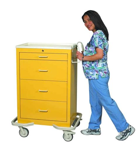 Hospital Isolationinfection Control Cart Standard 4 Drawer 1259