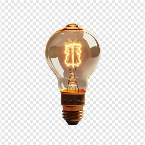 Lampe Isol E Sur Fond Transparent Psd Premium