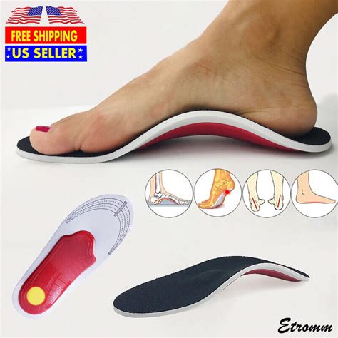 Orthotic Shoe Insoles Inserts Flat Feet High Arch Support For Plantar