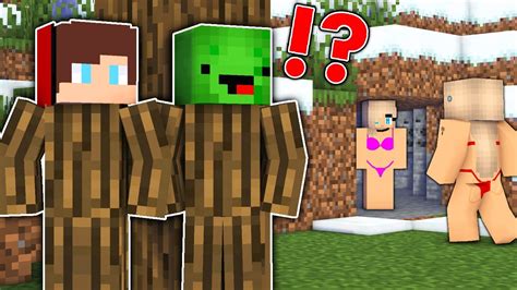 Jj And Mikey Found Girls Secret In Minecraft Maizen Youtube