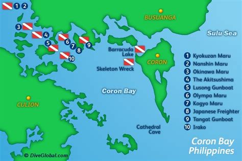 Coron Palawan Philippines Map