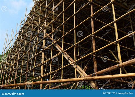 Andaime De Bambu Imagem De Stock Imagem De Andaime Conjunto