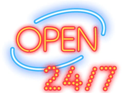 Download Neon Clipart Neon Sign - Neon Open Sign Png Transparent Png ...