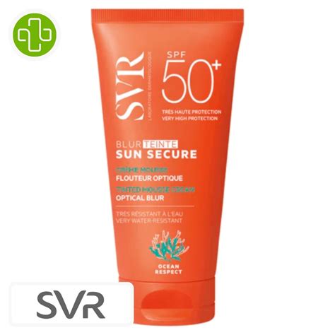 SVR Sun Secure Blur Crème Mousse Teintée Flouteur Optique Spf50 50ml