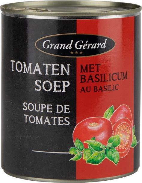 Grand Tomatensoep Met Basilicum 6 Blikken X 800 Milliliter Bol