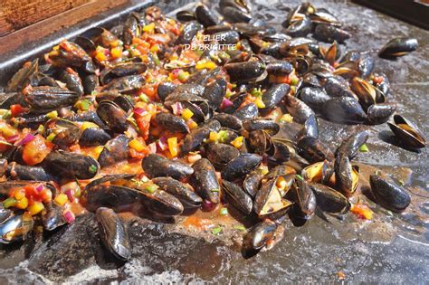 Moules à la Catalane à la Plancha Atelier de Brigitte cuisine