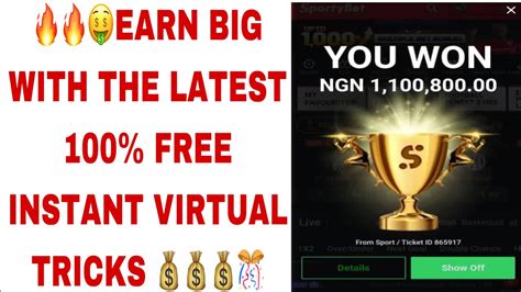 First Goal Tricksearn Big With It On Instant Virtual Latest