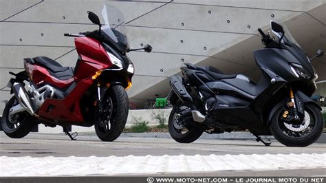 Scooter Essai Comparatif Honda Forza Vs Yamaha Tmax Le