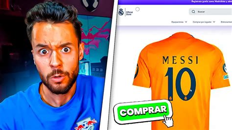 Thegrefg Compra Camiseta Del Rmadrid De Messi 😲😲 Youtube