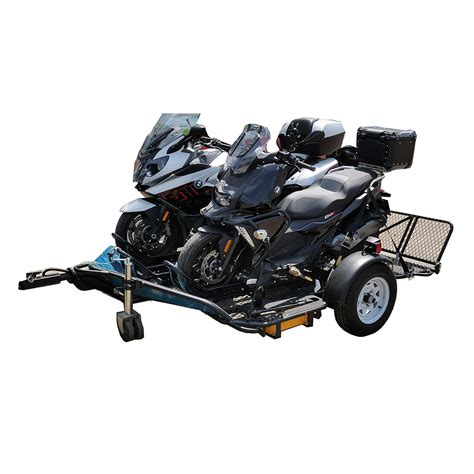 Electric Brake Motorbike Hydraulic Ramp Trailer for Hot Sales - China Trailer and Motobike Trailer