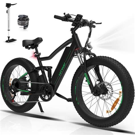 Hitway X In Fat Tire Mountain Electric Bike For Adults With