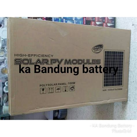 Jual Solar Panel Cell Surya St Solar Stc Modul 100wp 100 Wp Poly 12v