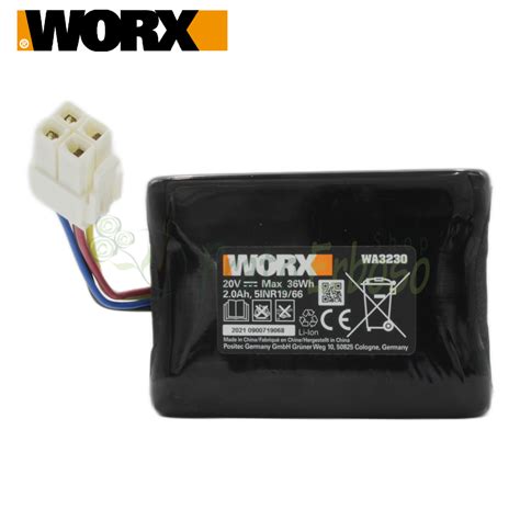 WA3230 20 V 2 Ah Lithium Battery Worx