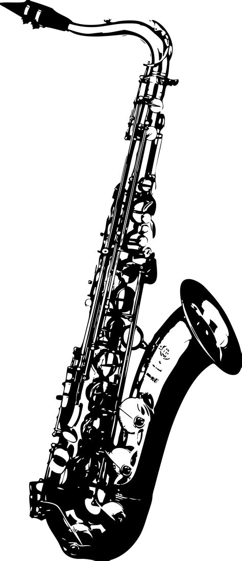 Saxophone Tattoo - ClipArt Best