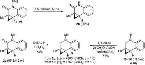 Enantioselective Palladium 0 Catalyzed Intramolecular Cyclopropane Functionalization Access To