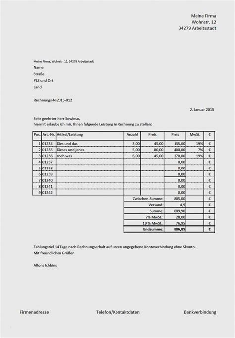 Bl Ttern Unsere Das Image Von Rechnung Mit Mehrwertsteuer Vorlage In