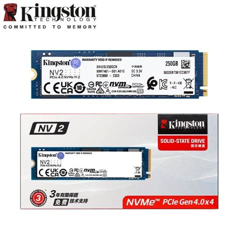 Kingston NV2 SSD 1TB 2TB 4TB 250GB 500GB NVMe PCIe Gen 4.0x4 Solid ...