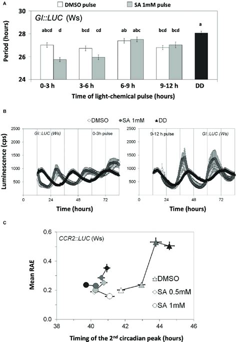 Salicylic Acid Sa Affects Circadian Rhythms Through Entrainment