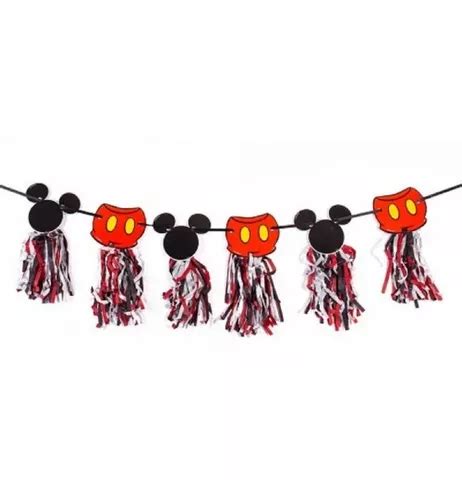 Guirnalda Tassel Mickey Mouse Cl Sico Cotill N Activarte Cuotas Sin