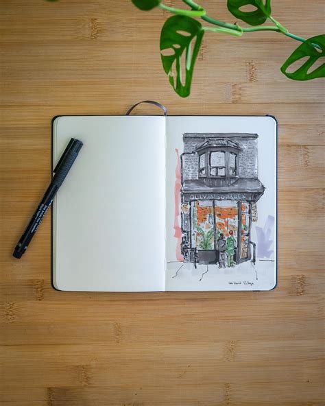recent urban sketch using Copics : r/copic