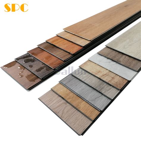 100 Waterproof Rigid Core Spc Solid Wood Indoor Vinyl Flooring China