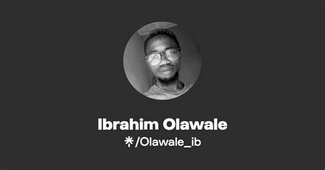 Ibrahim Olawale Instagram Facebook Linktree