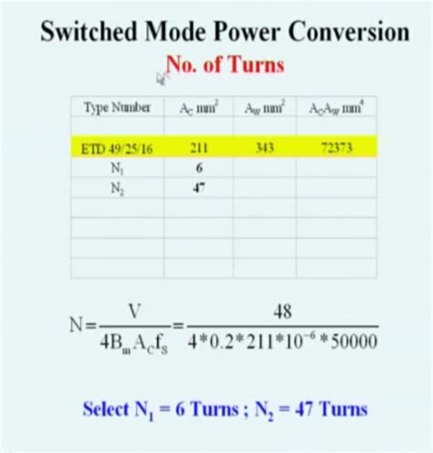 ac - Transformer Design Calculation - Electrical Engineering Stack Exchange