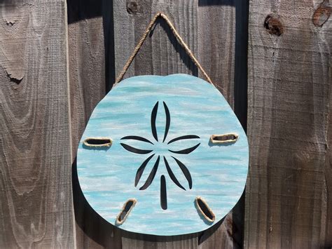 Sand Dollar Wall Decor Wood Sand Dollar Coastal Decor - Etsy