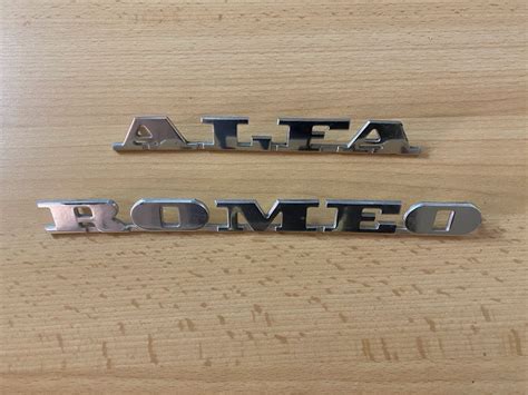 Alfa Romeo Emblem Schrift Metall Kaufen Auf Ricardo