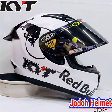 Jual Kyt Helm R Solid Black Matt Doff Visor Flat Iridium Spoiler