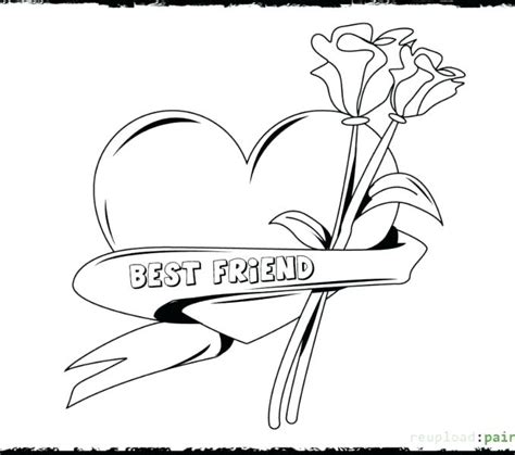 Best Friends Forever Coloring Pages At Getdrawings Free Download