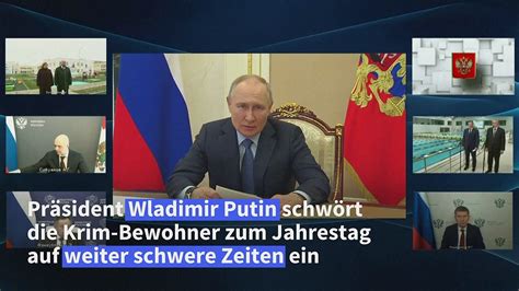 Jahrestag Der Krim Annexion Putin Nennt Sicherheit Vorrangig Video