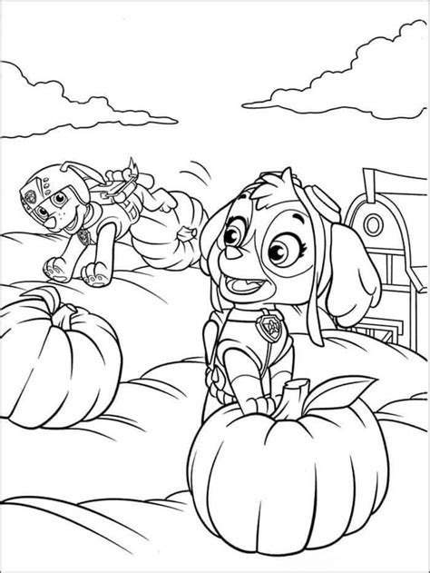 Paw Patrol Halloween Coloring Pages - Best Coloring Pages For Kids