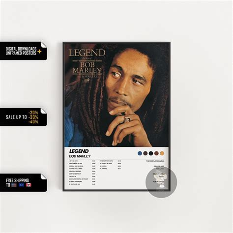 Bob Marley Legend Album Cover Poster Create Your Own - Etsy