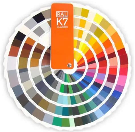 Ral K7 Classic Paint Color Charts Page Chip Card Brochure Buy Paint