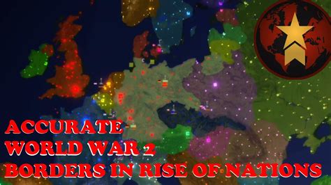 Accurate World War Borders In Roblox Rise Of Nations Youtube