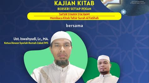 Kajian Kitab Tafsir Surat Alfatihah Syaikh Sya Rawi Oleh Ustadz