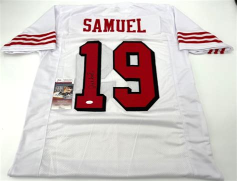 Deebo Samuel San Francisco Ers Signed White Custom Stitched Tb