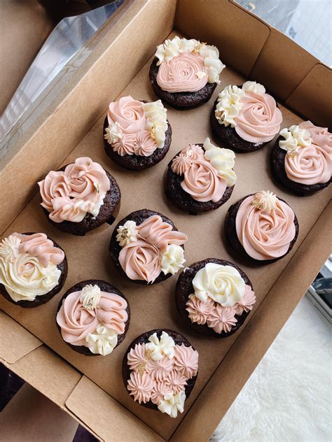 Dusty Rose Cupcakes R Baking