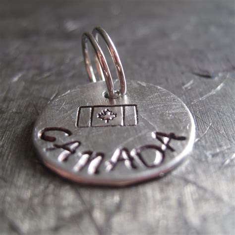 The Shop Small Project: Canada Flag Charm, Canadian Jewelry