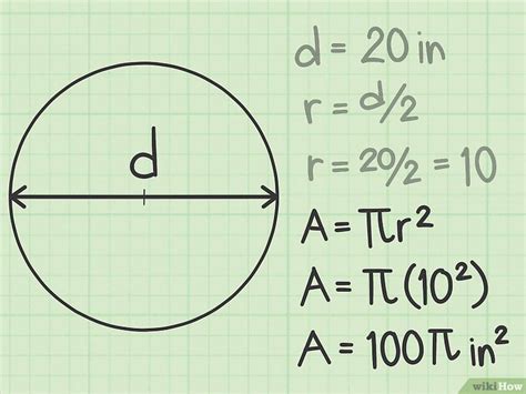 Como Calcular Um Circulo - 4 Formas de Calcular a Área de um Círculo - wikiHow