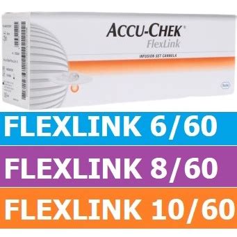 ACCU CHEK FLEXLINK CANULA TAMANHO 6 8 E 10MM CAIXA 10 UNIDADES